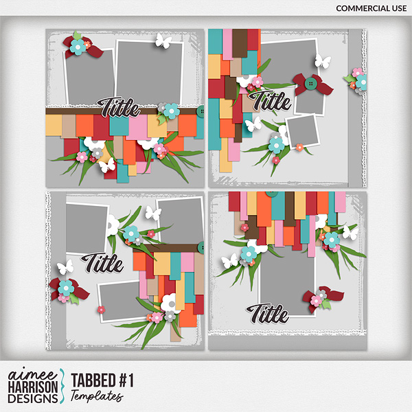 Tabbed #1 Templates by Aimee Harrison