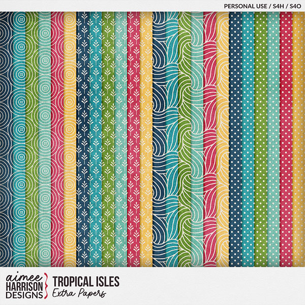 Tropical Isles Extra Papers by Aimee Harrison