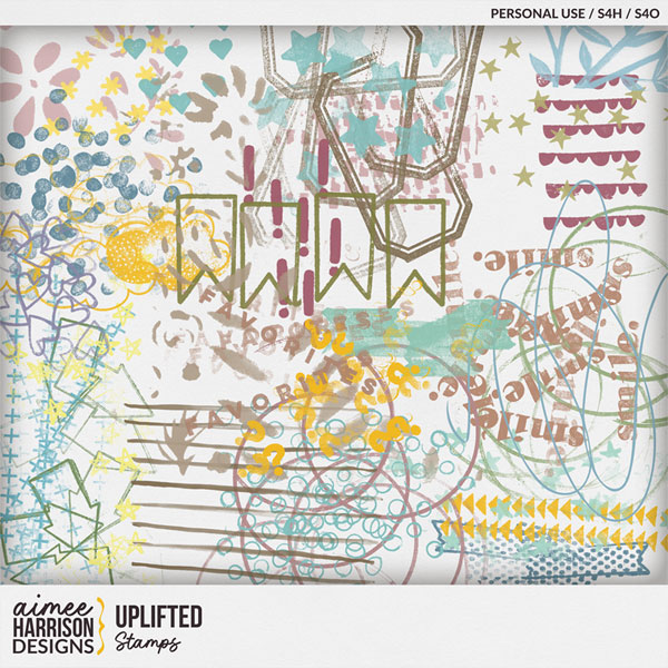Uplifted Stamps by Aimee Harrison