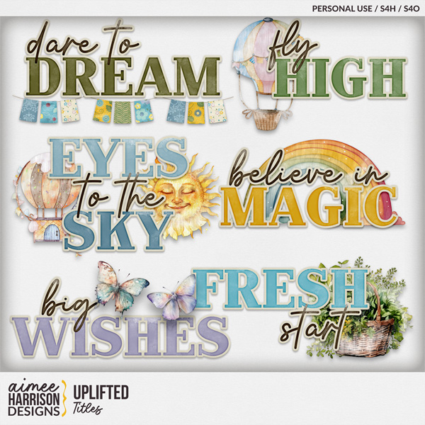 Uplifted Titles by Aimee Harrison