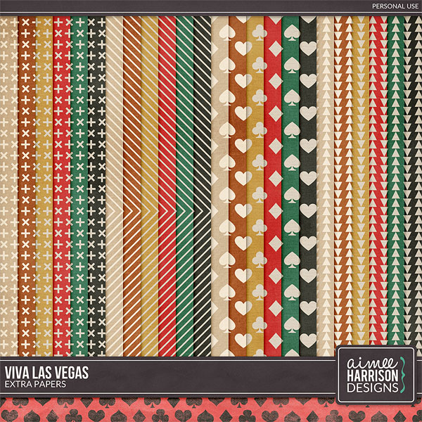 Viva Las Vegas Extra Papers by Aimee Harrison