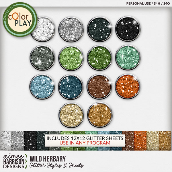 Wild Herbary Glitters by Aimee Harrison