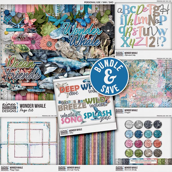 Wonder Whale Collection by Aimee Harrison