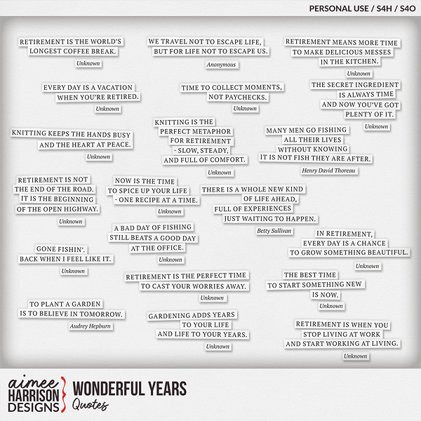 Wonderful Years Quotes by Aimee Harrison