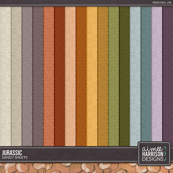 Jurassic Sandy Sheets by Aimee Harrison