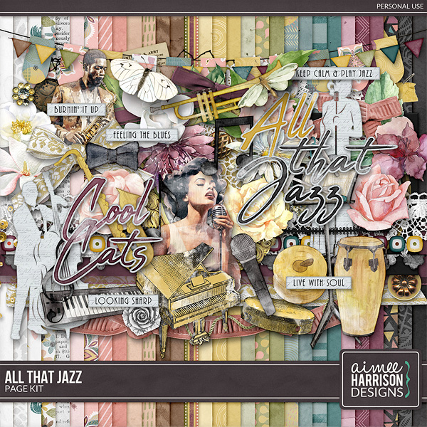 All That Jazz Page Kit by Aimee Harrison