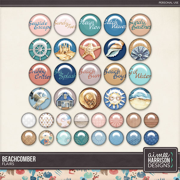 Beachcomber Flairs by Aimee Harrison