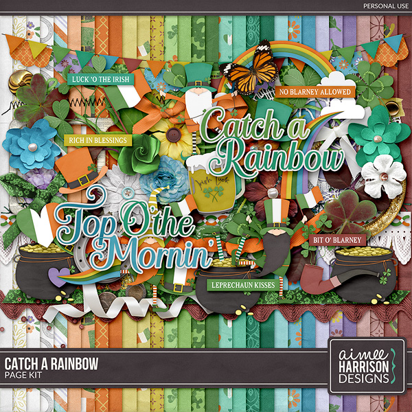 Catch a Rainbow Page Kit by Aimee Harrison