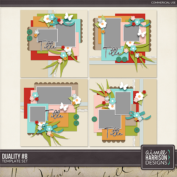 Duality #8 Template Set by Aimee Harrison