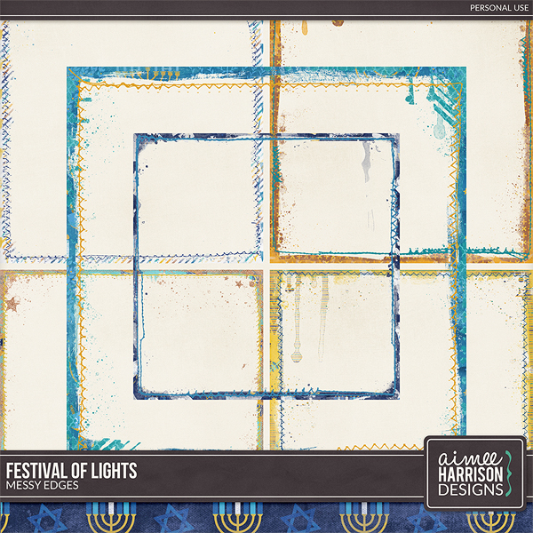 Festival of Lights Messy Edges by Aimee Harrison