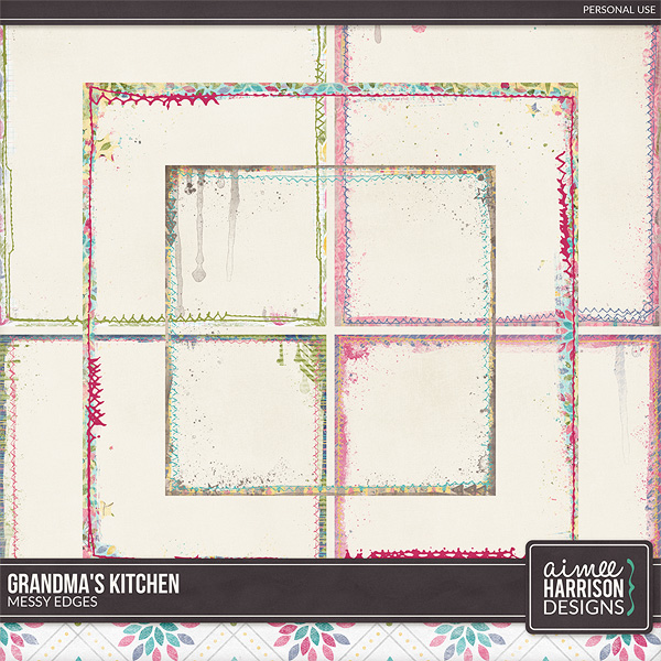 Grandma's Kitchen Messy Edges by Aimee Harrison