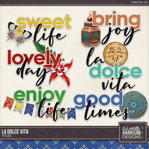 La Dolce Vita Titles by Aimee Harrison