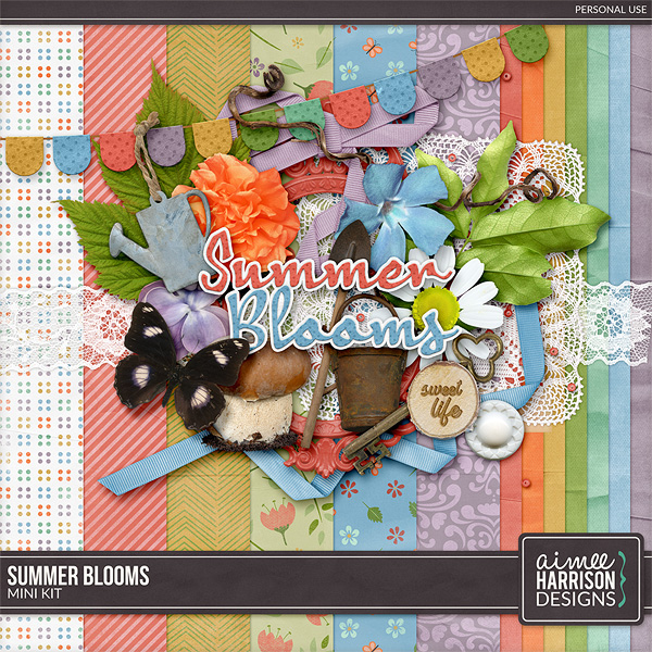 Summer Blooms Mini Kit by Aimee Harrison