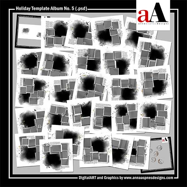 Holiday Template Album No 5