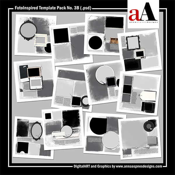 FotoInspired Template Pack No 3B