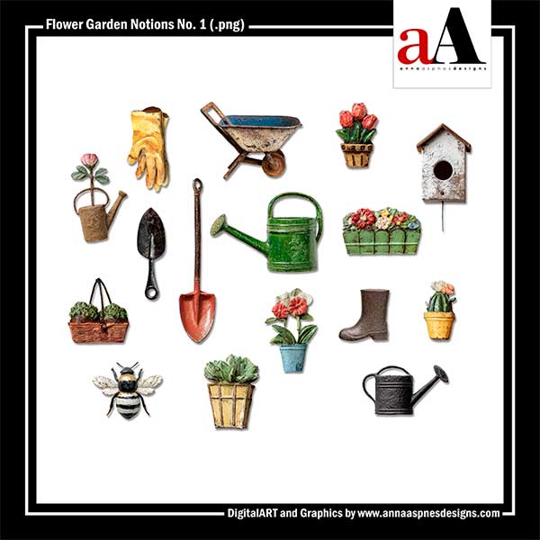 Flower Gardens Notions No 1