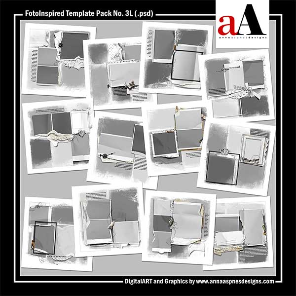 FotoInspired Template Pack No 3L
