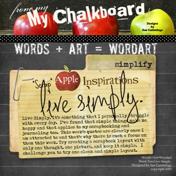 "Scrap"Apple Inspirations {Week 10}