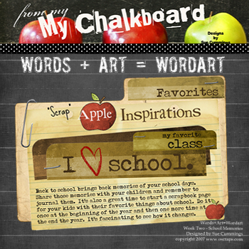 "Scrap"Apple Inspirations {Week 2}