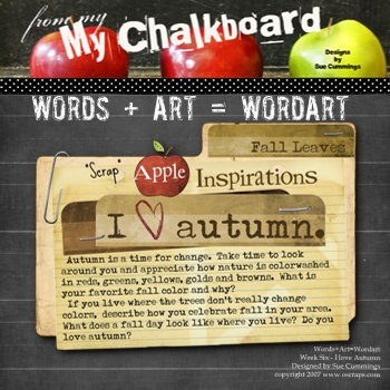 "Scrap"Apple Inspirations {Week 6}