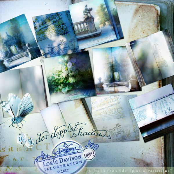 Under Dappled Shadows Bookish Papers by Lorie Davison
