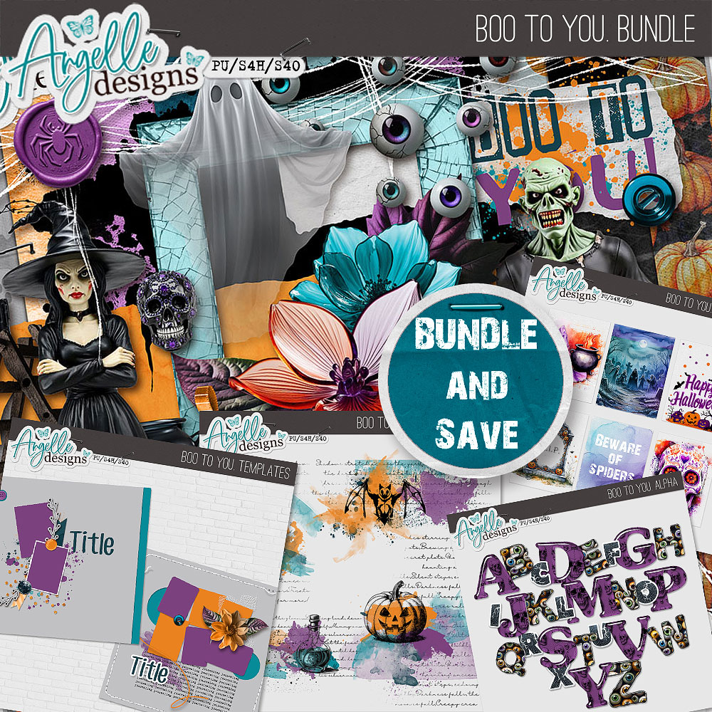 Boo To You BUNDLE by Angelle Designs