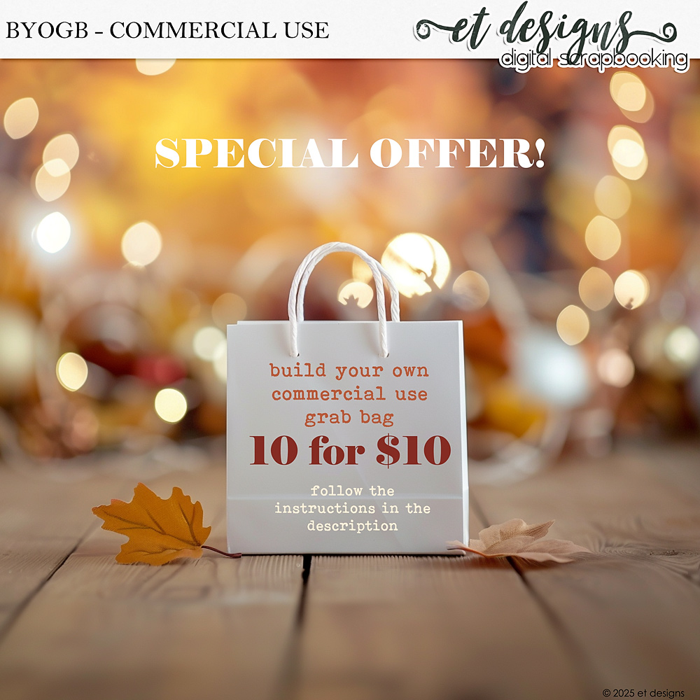 BYOGB 10 for $10 { Commercial Use }  by et designs - Black Friday