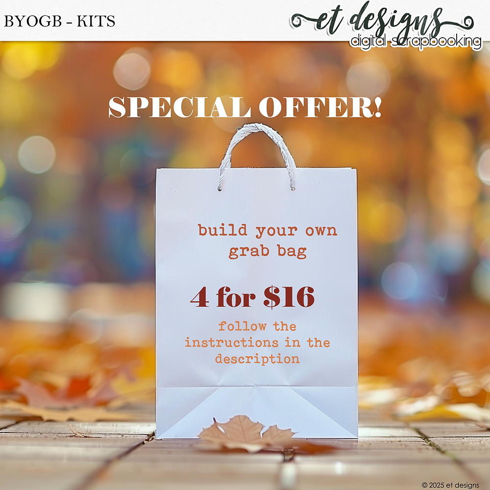BYOGB 4 for $16 { Kits }  by et designs - Black Friday