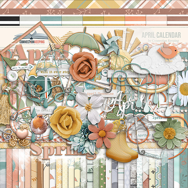 April Calendar Kit