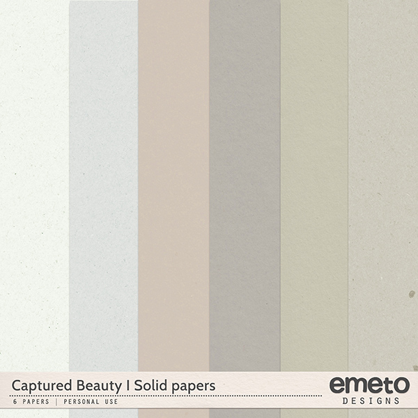 Captured Beauty Solid Papers