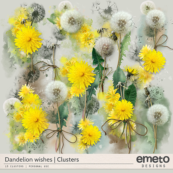 Dandelion Wishes Clusters