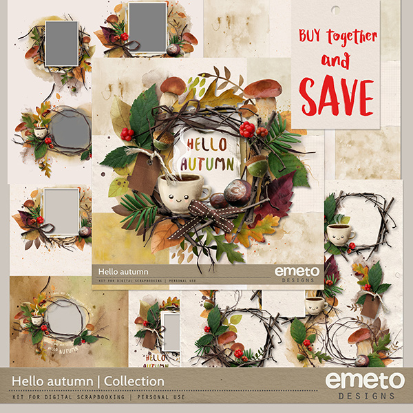 Hello Autumn Collection by emeto designs 