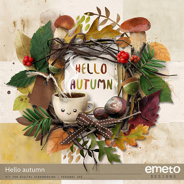 Hello Autumn Kit by emeto designs