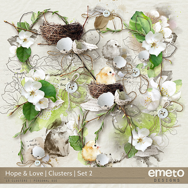Hope and Love Clusters Set 2