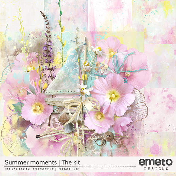 Summer Moments - Kit (Elements and Papers)