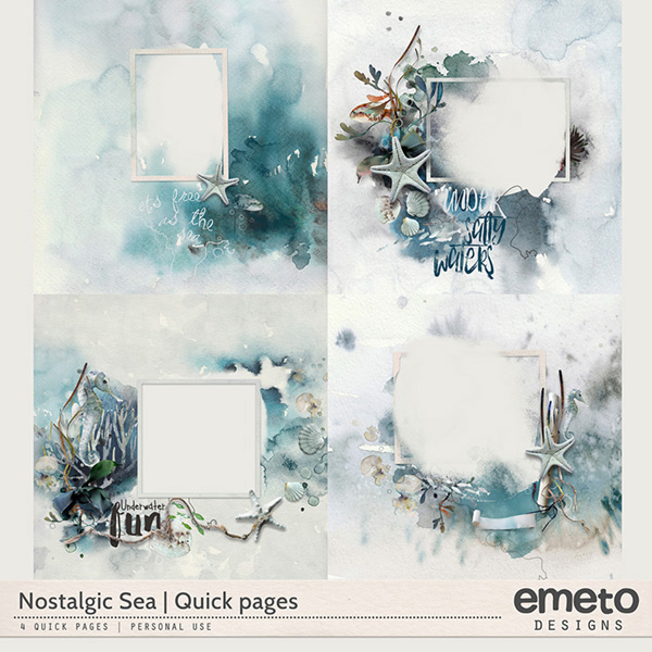 Nostalgic sea - quick pages