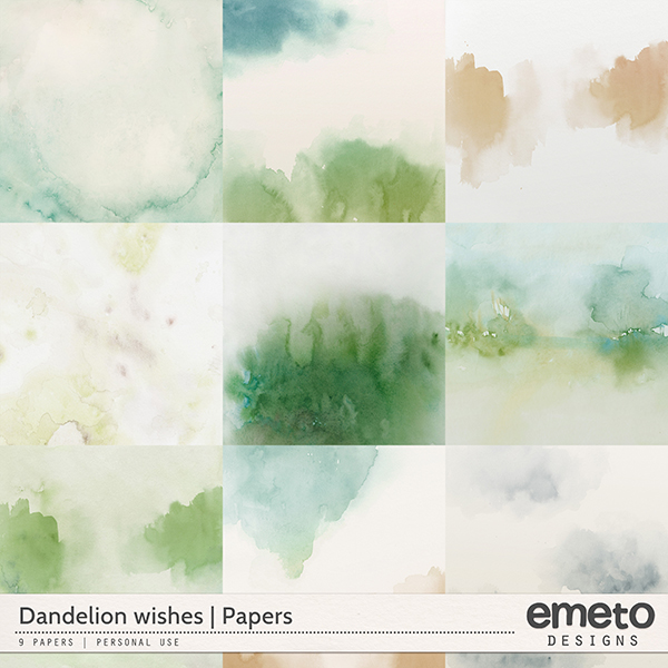 Dandelion Wishes Papers