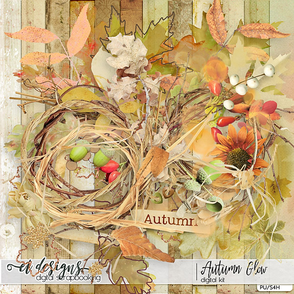 Autumn Glow kit and alpha