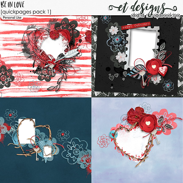 Be in Love Quickpages 1 by et designs