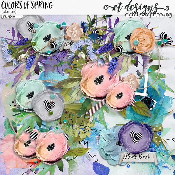 Colors of Springs Clusters by et designs