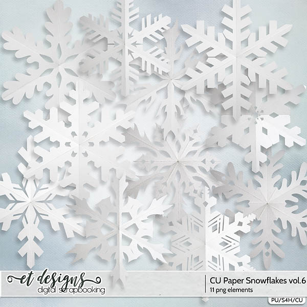 Layered Snowflake Scrapbook Layout – Cardstock Warehouse