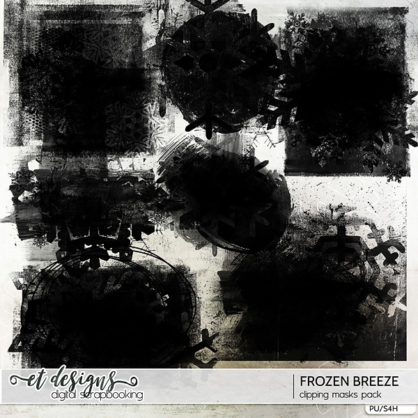 Frozen Breeze Clipping Masks by et designs