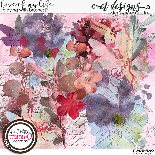 Love of my life Playing with Brushes by et designs