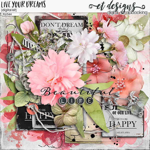 Live Your Dreams kit & solids