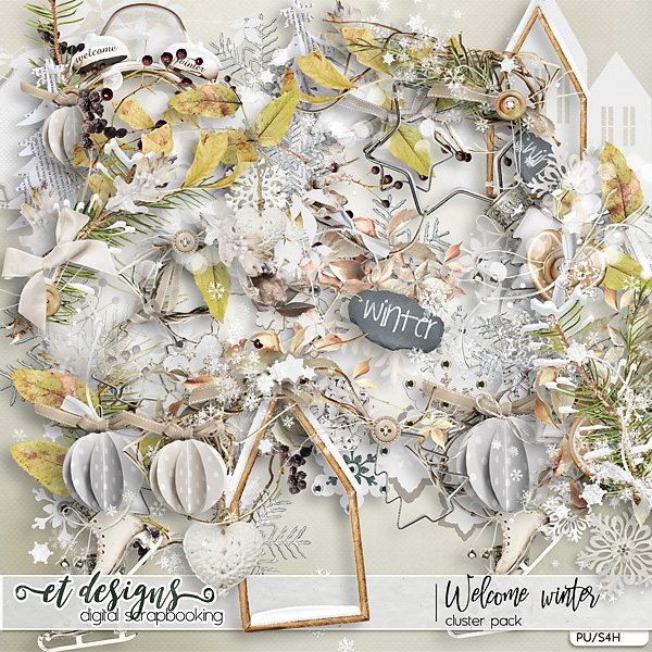 Welcome Winter Clusters by et designs