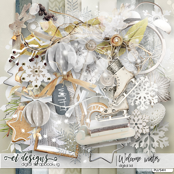 Welcome Winter kit & Alpha by et designs