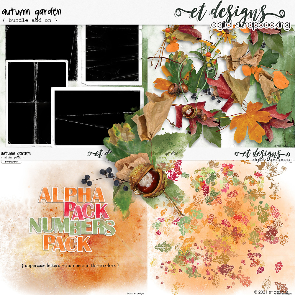 Autumn Garden ADD-ON Bundle by et designs