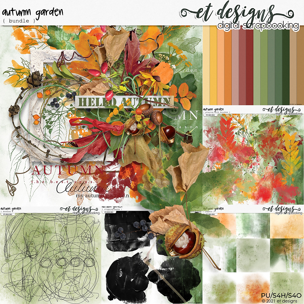 Autumn Garden Bundle by et designs