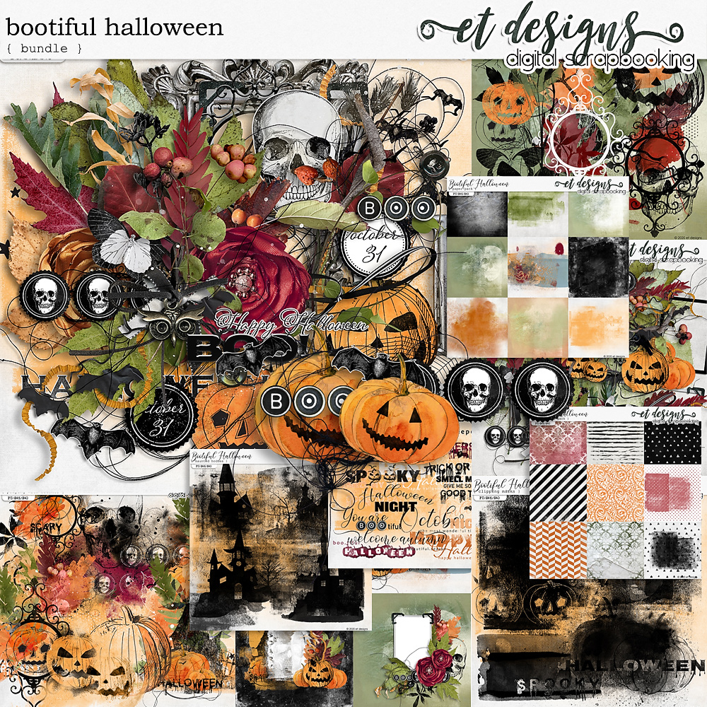 Bootiful Halloween Bundle by et designs