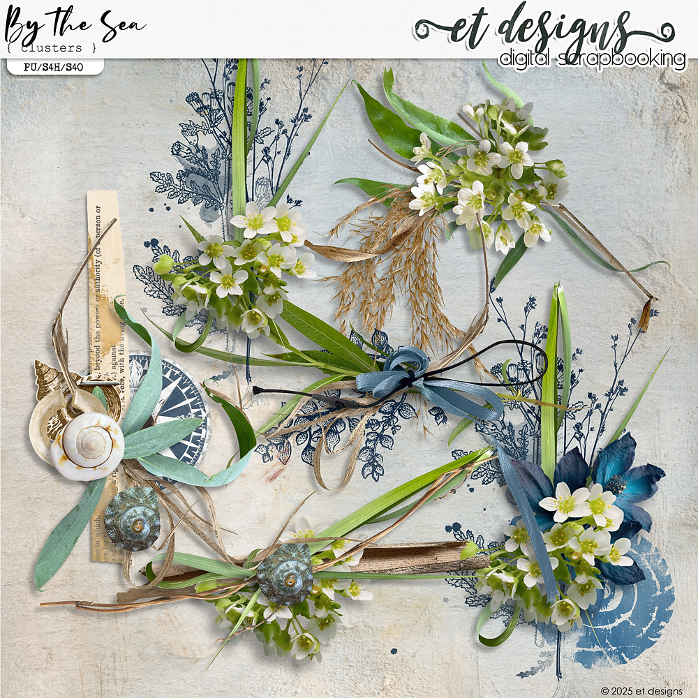 By the Sea Clusters by et designs